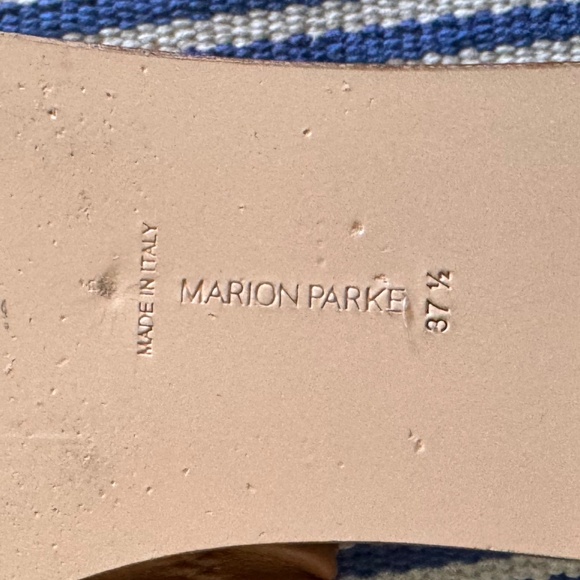 Marion Parke Margo Dual-Band Wedge Platform Sandals 37 1/2 - Picture 6 of 6